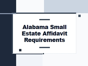 Alabama Small Estate Affidavit Help Resources